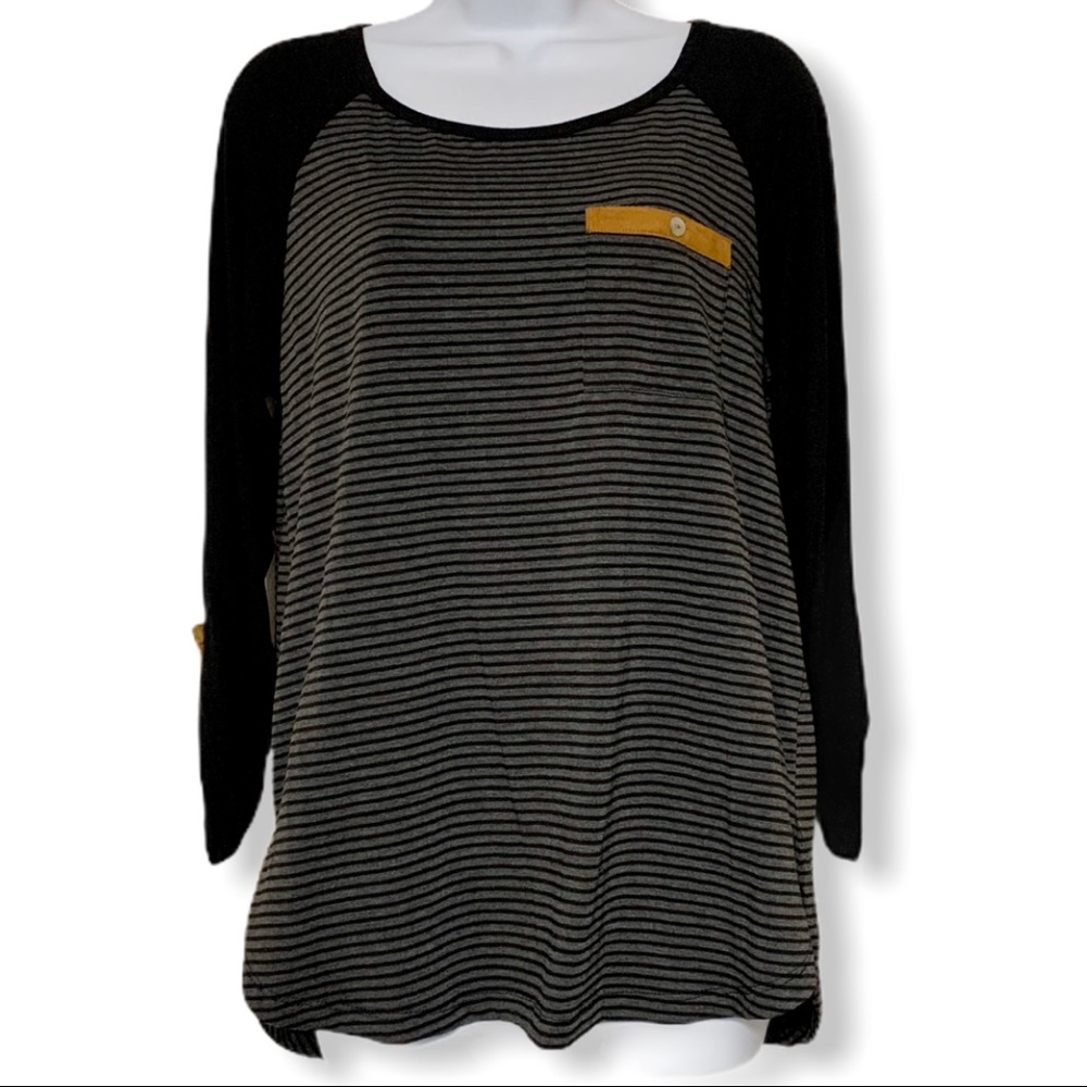 Stitch Fix Staccato Madelene Raglan Roll Sleeve